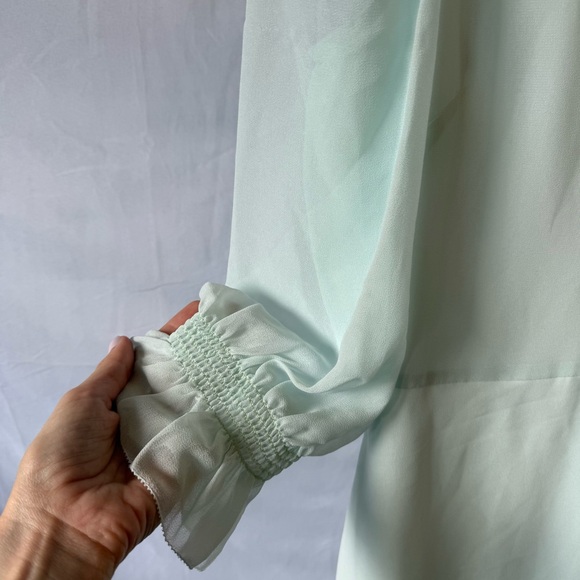 Wilfred Light Green Long Sleeve Dress - Picture 4 of 6